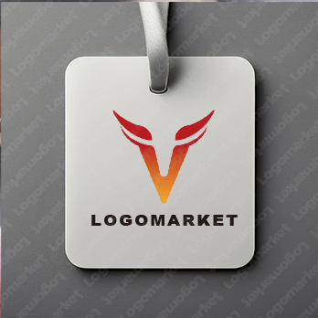 牛と闘牛と Vのロゴ