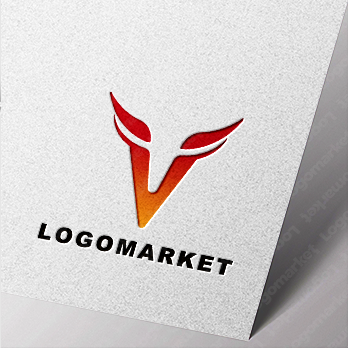 牛と闘牛と Vのロゴ