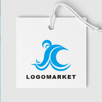  Kと波とウエーブのロゴ