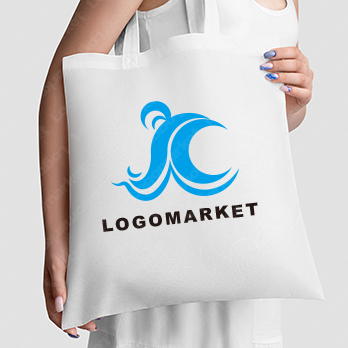  Kと波とウエーブのロゴ