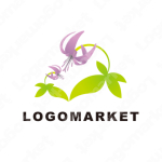 優しさと労りとお花のロゴ