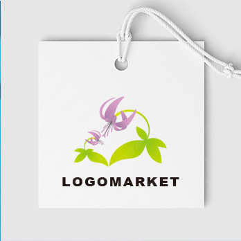 優しさと労りとお花のロゴ