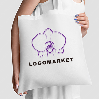 蘭とお花と可憐のロゴ