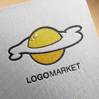 たまごと目玉焼きと宇宙のロゴ