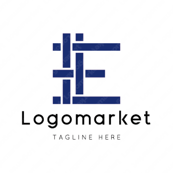 Eとeと和風のロゴ