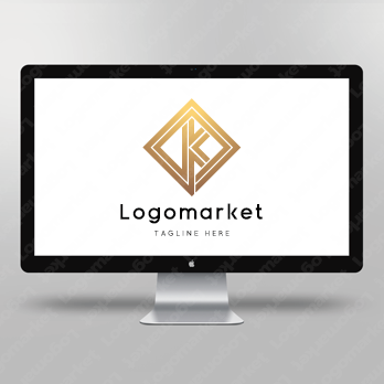Kとkと菱形のロゴ