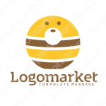 もぐらと丸とキャラクターのロゴ