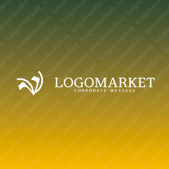 なびくとしなやかと柔軟のロゴ