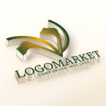 Aとaと虹のロゴ