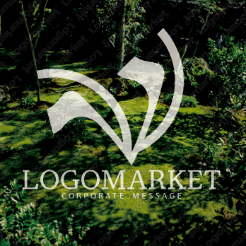 なびくとしなやかと柔軟のロゴ