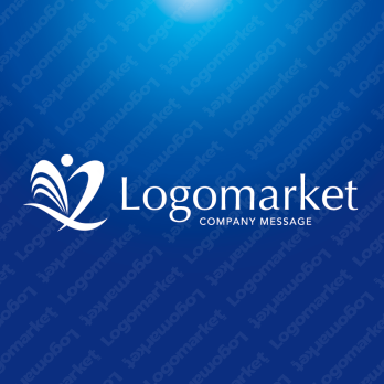 ハートと青い鳥と健やかさのロゴ