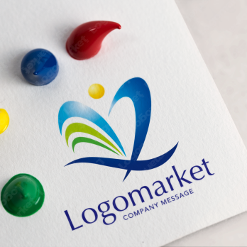 Aとaと虹のロゴ