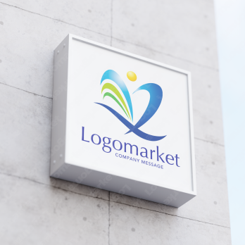 ハートと青い鳥と健やかさのロゴ