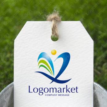 ハートと青い鳥と健やかさのロゴ