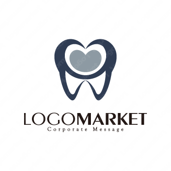 歯と安心と信頼のロゴ