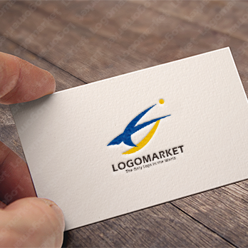 開拓と未来と上昇のロゴ