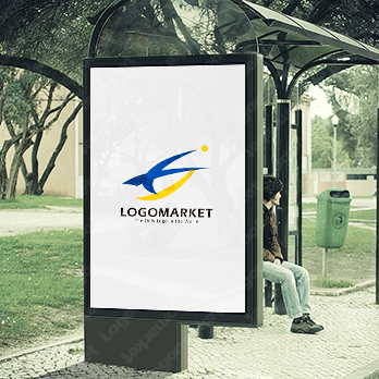 開拓と未来と上昇のロゴ