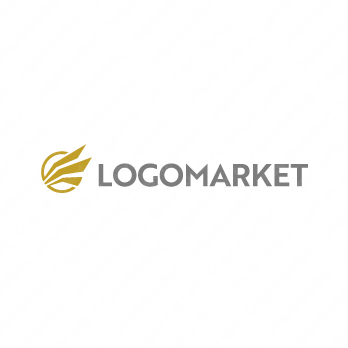 繋がりと美容と翼のロゴ