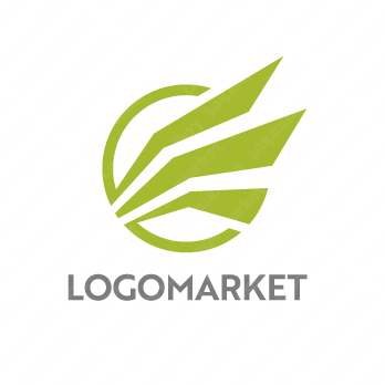 繋がりと美容と翼のロゴ