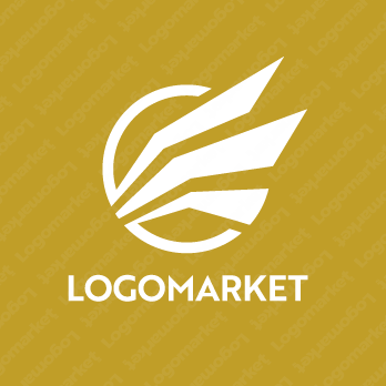 繋がりと美容と翼のロゴ