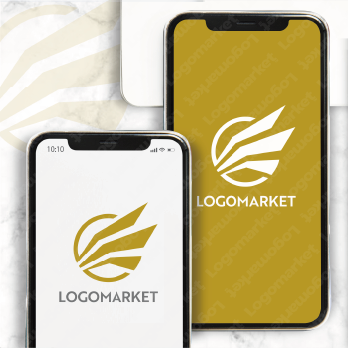 繋がりと美容と翼のロゴ