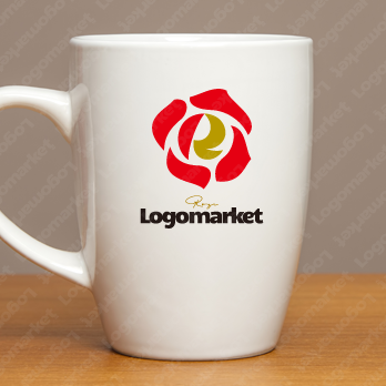 Rと花とフレッシュのロゴ