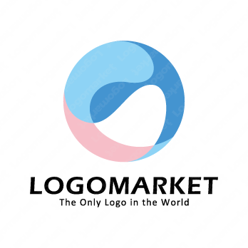 マーブルと混ざるとビー玉のロゴ