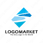 川と流れと未来のロゴ