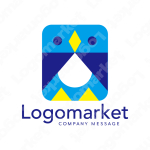 ペンギンとユニークと親しみやすいのロゴ