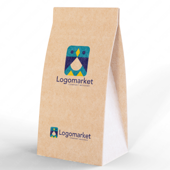 ペンギンとユニークと親しみやすいのロゴ