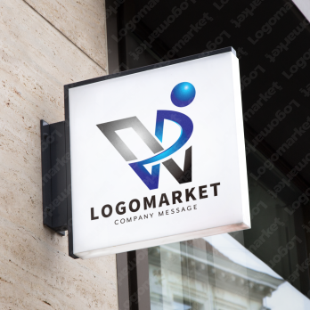 Wとサポートと寄り添うのロゴ