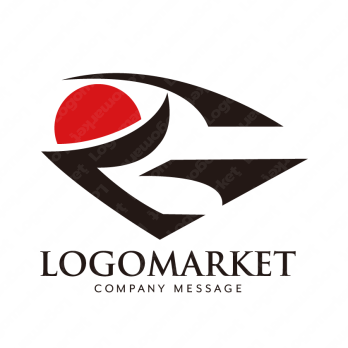 Gと刀とシャープのロゴ