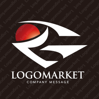 Gと刀とシャープのロゴ