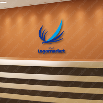 Eと翼と力強いのロゴ