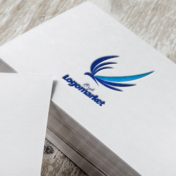 Eと翼と力強いのロゴ