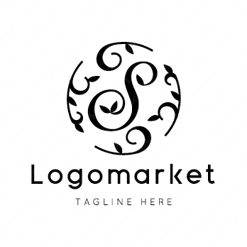 Sとsと自然のロゴ