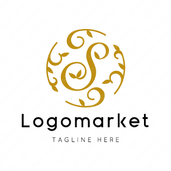 Sとsと自然のロゴ