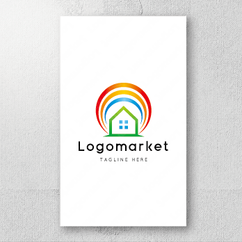 Aとaと虹のロゴ