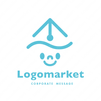 親しみと知性とつながりのロゴ