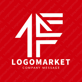 Fと矢印と上昇のロゴ