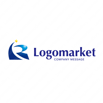 Rと星と成功のロゴ