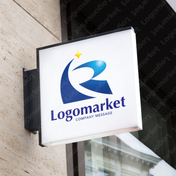 Rと星と成功のロゴ