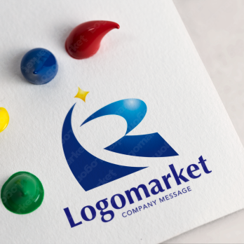 Rと星と成功のロゴ