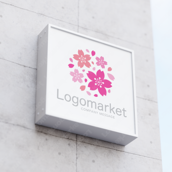 桜と優しいと癒しのロゴ