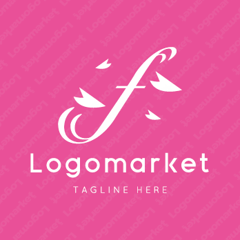 fとFと桜のロゴ