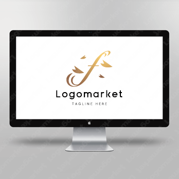 fとFと桜のロゴ