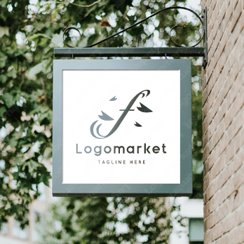 fとFと桜のロゴ