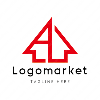 Aとaと家のロゴ