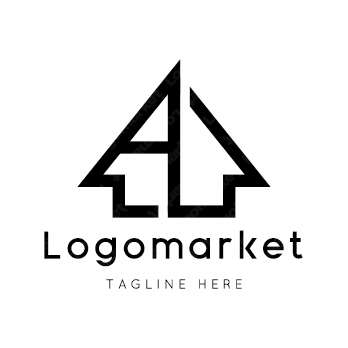 Aとaと家のロゴ