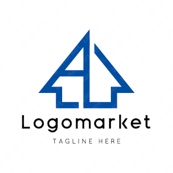 Aとaと家のロゴ